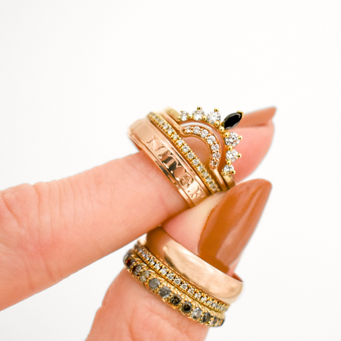 Marquise Tiara Band. Available in Yellow Gold, Rose Gold, White gold. 4