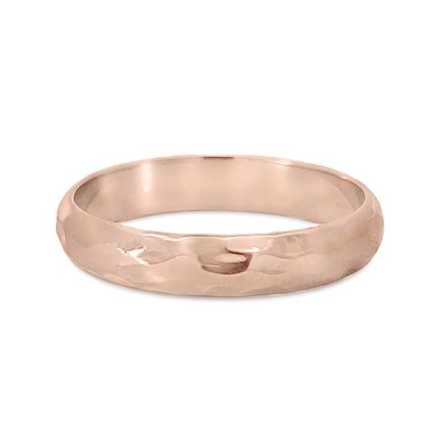 Classic Half Round Band - 14k Gold or Platinum 25