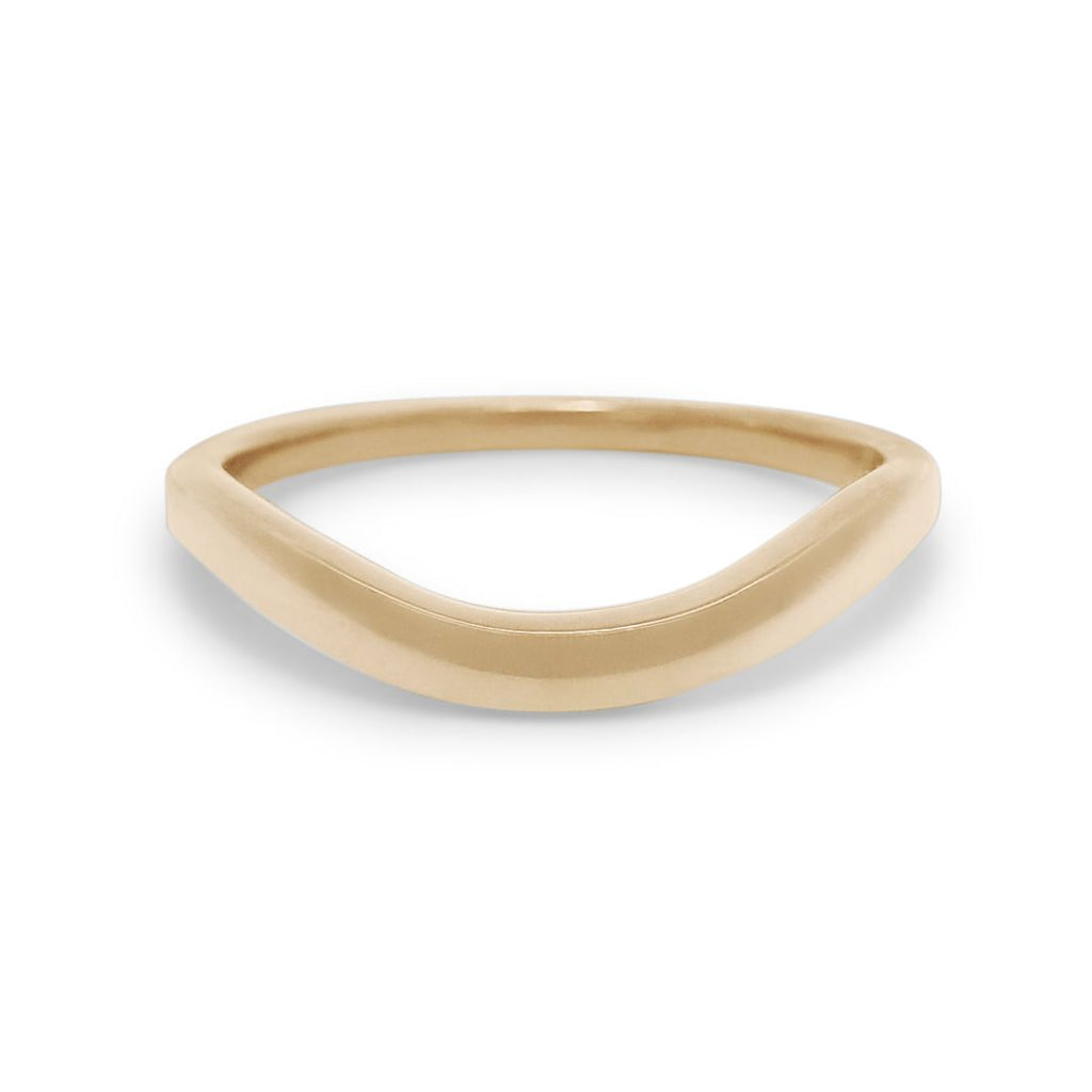 Classic Curve Band - 14k Gold